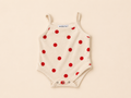 Red Polkadot Towel Vest Bodysuit by Another Fox