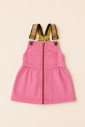 Stella McCartney Pink Cotton Dungaree Dress
